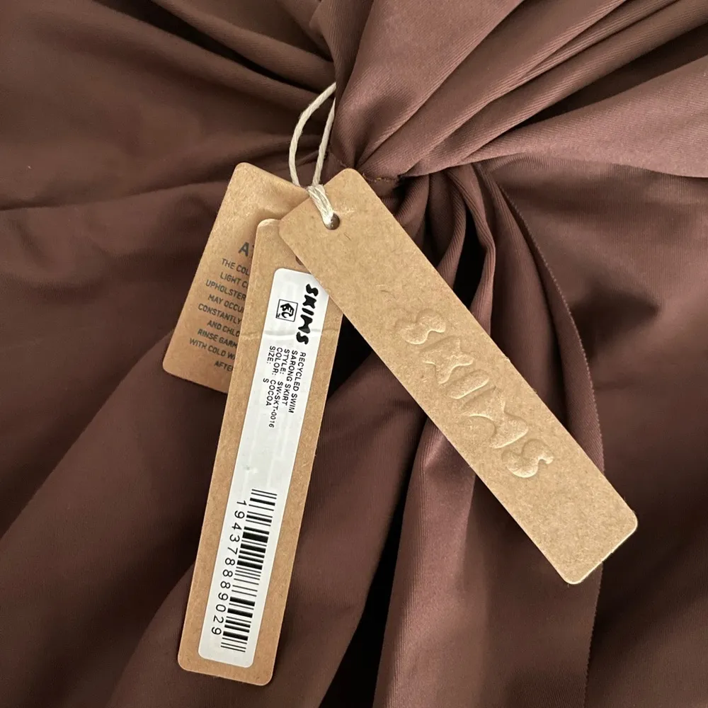 NWT Skims Swim Cover Up Sarong Skirt Cocoa Size S - Image 8