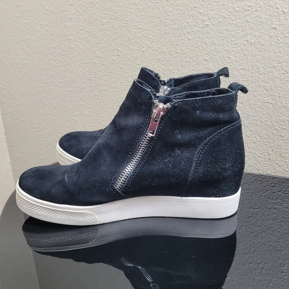 Steve Madden Wedgie Hidden Wedge Suede High Top Sneakers Size 11 - Image 6