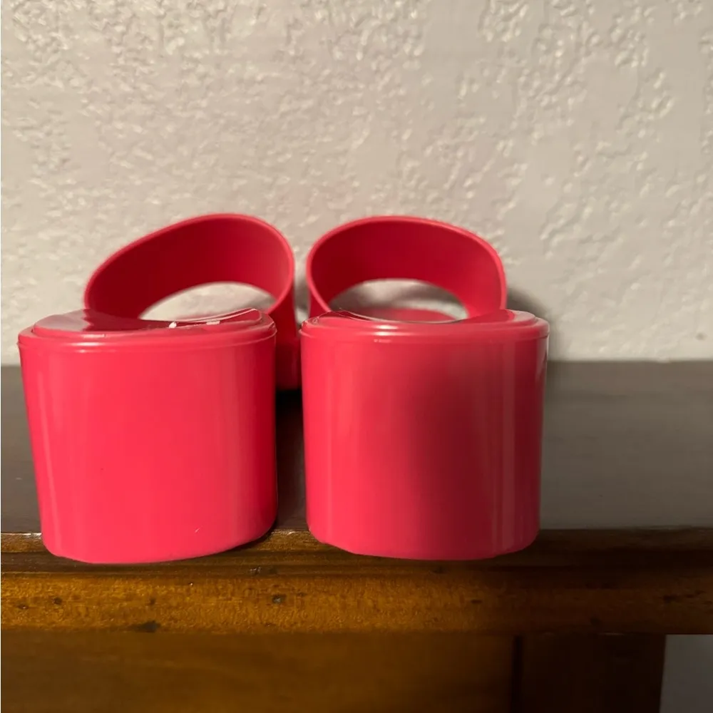 Forever 21 Bright Pink Mules - Image 4