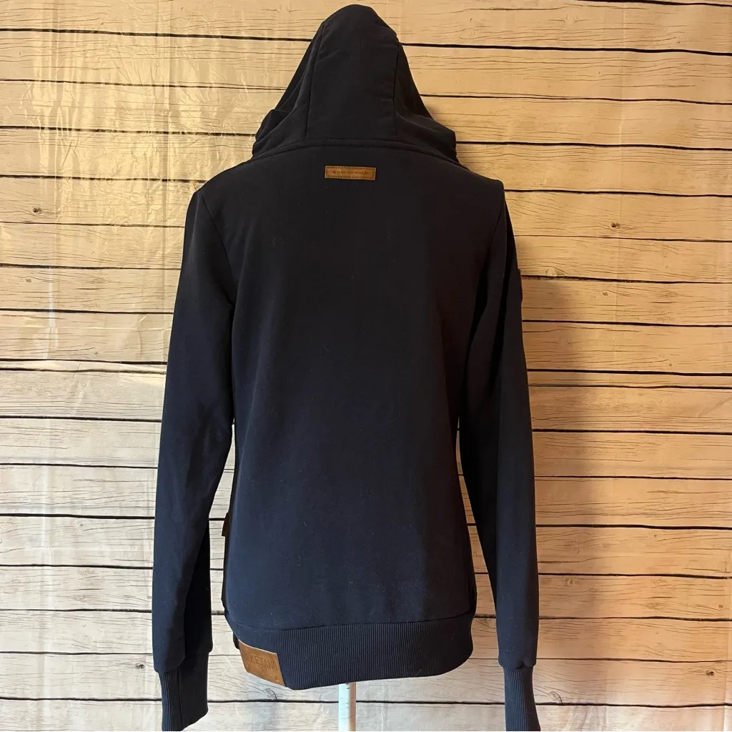 Naketano Darth Sweatshirt in Charcoal/Blue Size Medium - Image 12