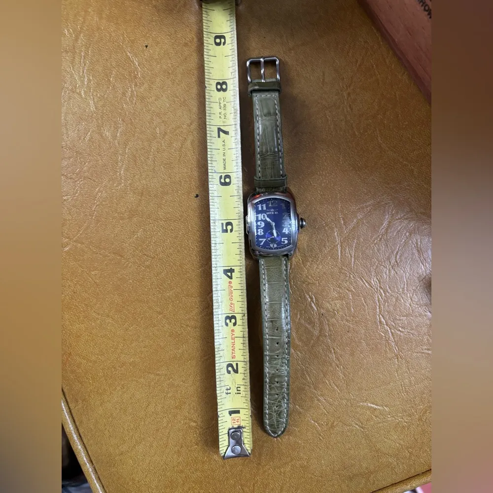 Invicta Unisex Watch Olive Blue - Image 3