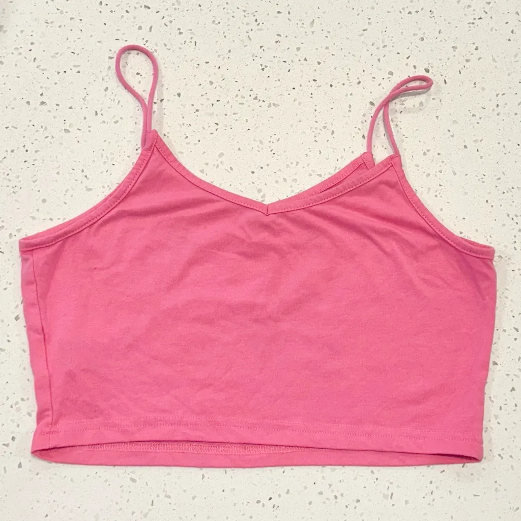 SHEIN Black Halter Top and Pink Crop Top Bundle - Image 4