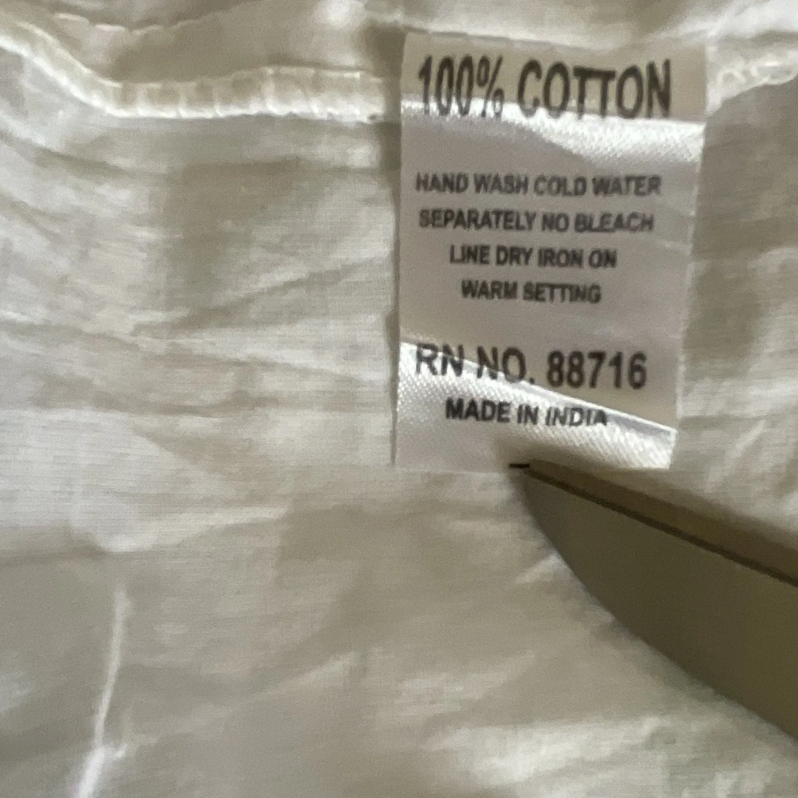 Sun Flower White Tops/Blouses Colorful Hand Stitched Mexican Style‎ 100% Cotton Size XL - Image 10