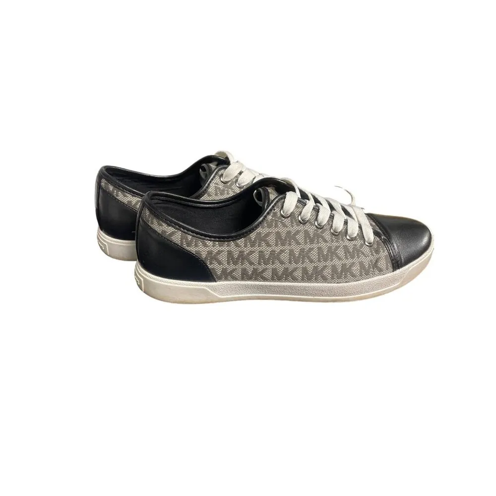 Michael Kors Women's Black/White Shoes/Sneakers/Low-Tops Size 8 SKU 1787 - Image 3