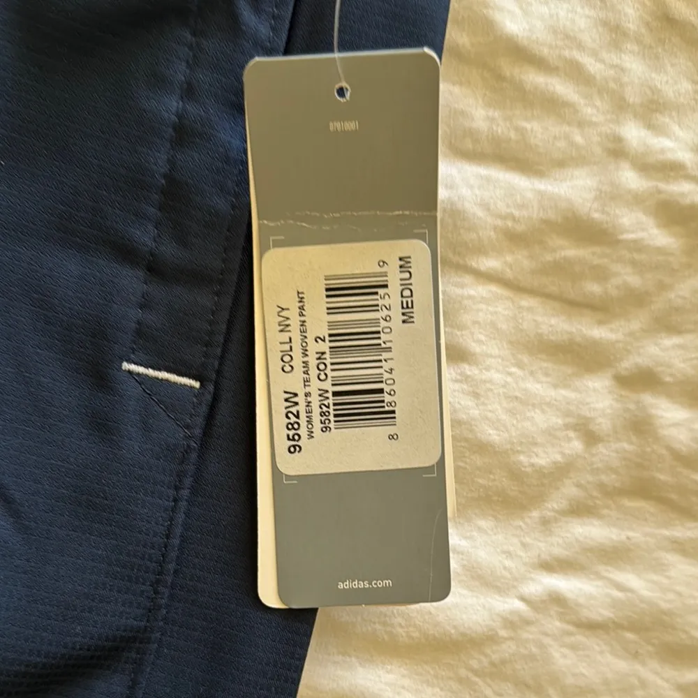 Adidas Blue Track Pants - Image 3