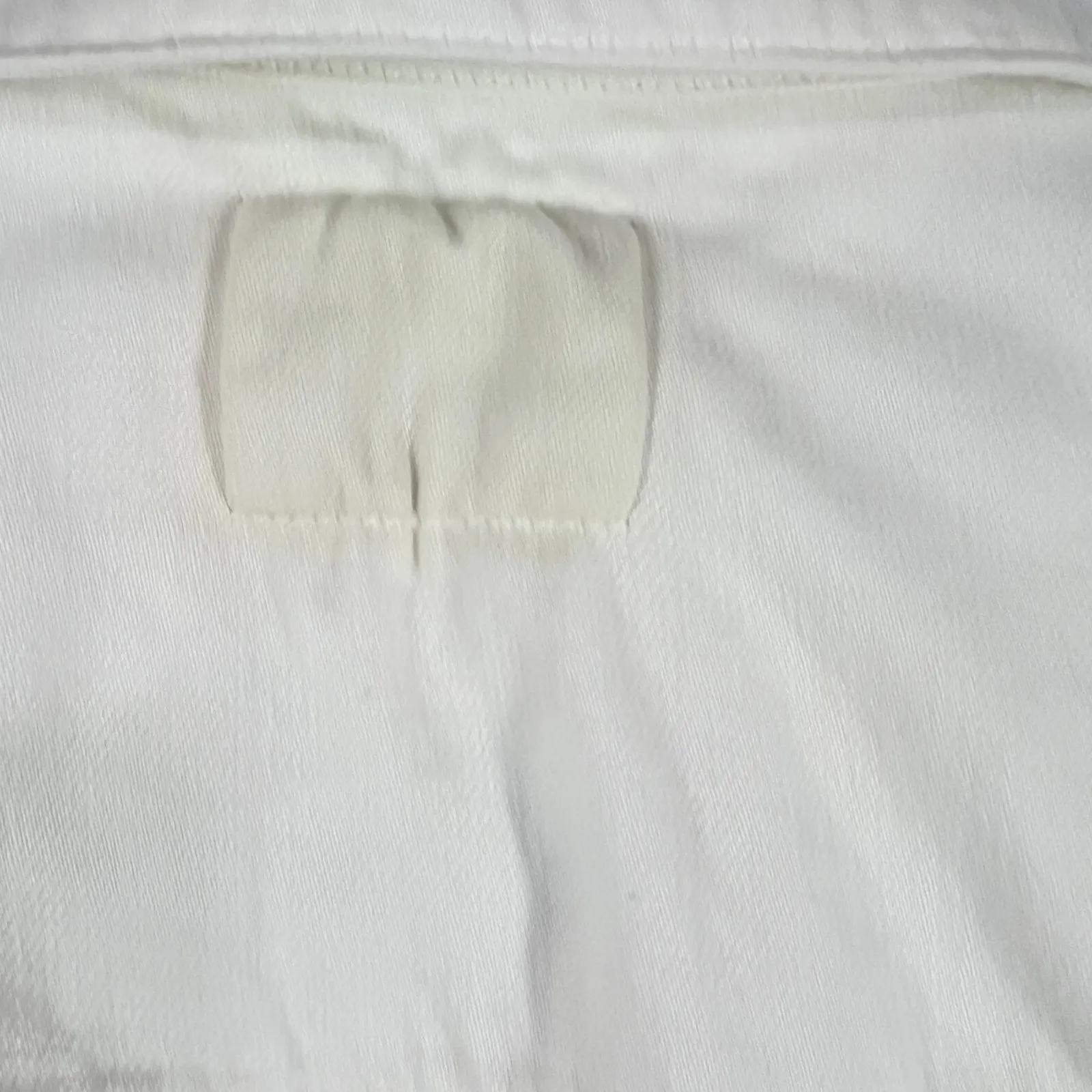 Paige‎ Denim Jacket White Cotton Blend Classic Jean Jacket Size Large - Image 5