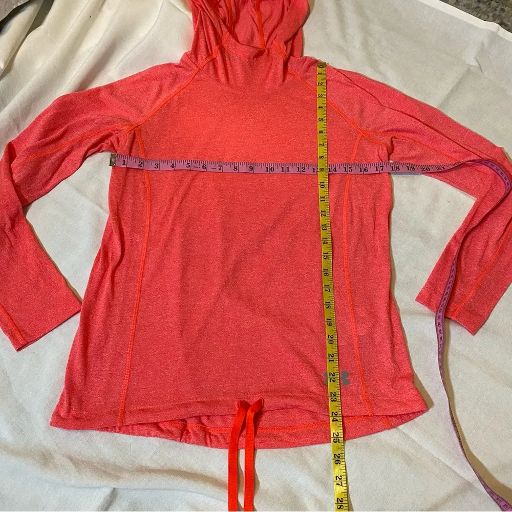 Under armor, pink running runner, run workout, exercise, hoodie - Image 3