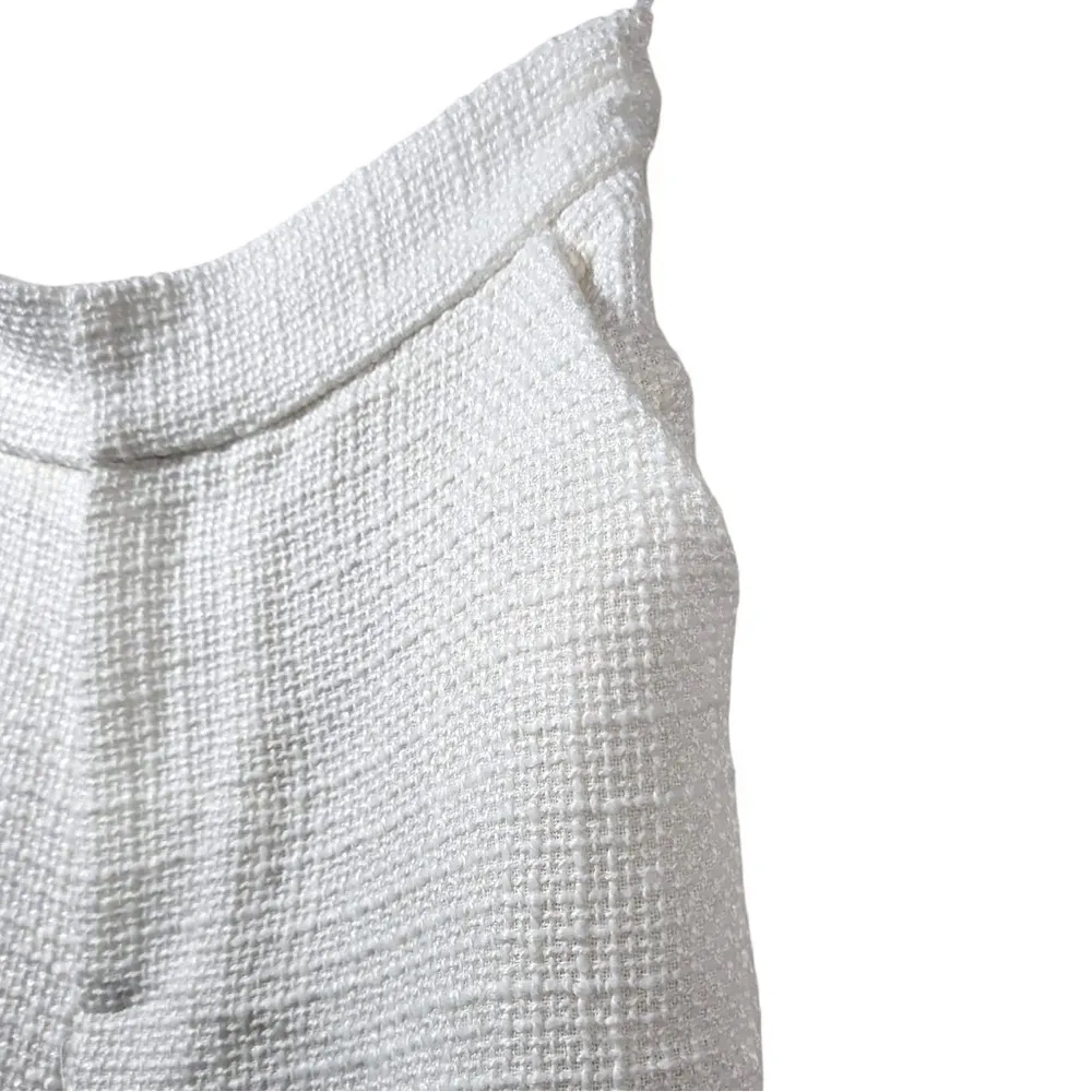 Showpo. Adelaide Two-Piece Set Crop Top and Wide Leg Pants in White - Image 12