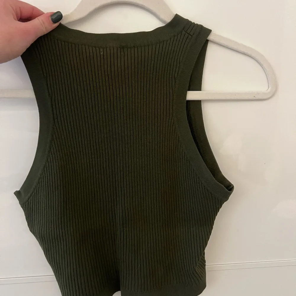 Olive Green Large Garage Tank Top - Image 3