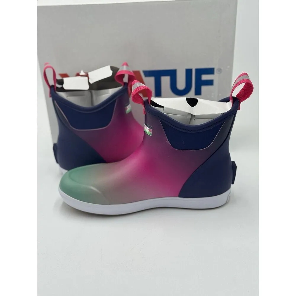 XTRATUF Women's Ankle Deck Boot Purple Aurora New In Box Size 5 - Image 5