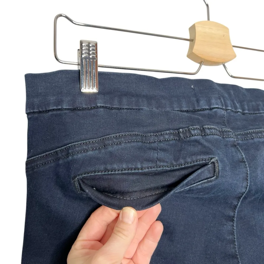 GAP 1969 Blue Black Sculpt True Skinny Moto Jeans Pants - Image 6