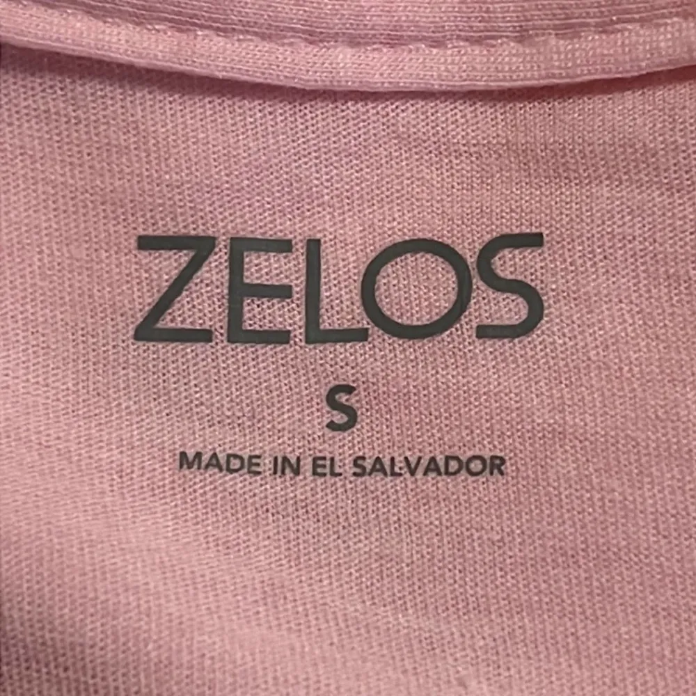 ZELOS womens size small pink long sleeve v-neck t-shirt casual wear new - Image 7