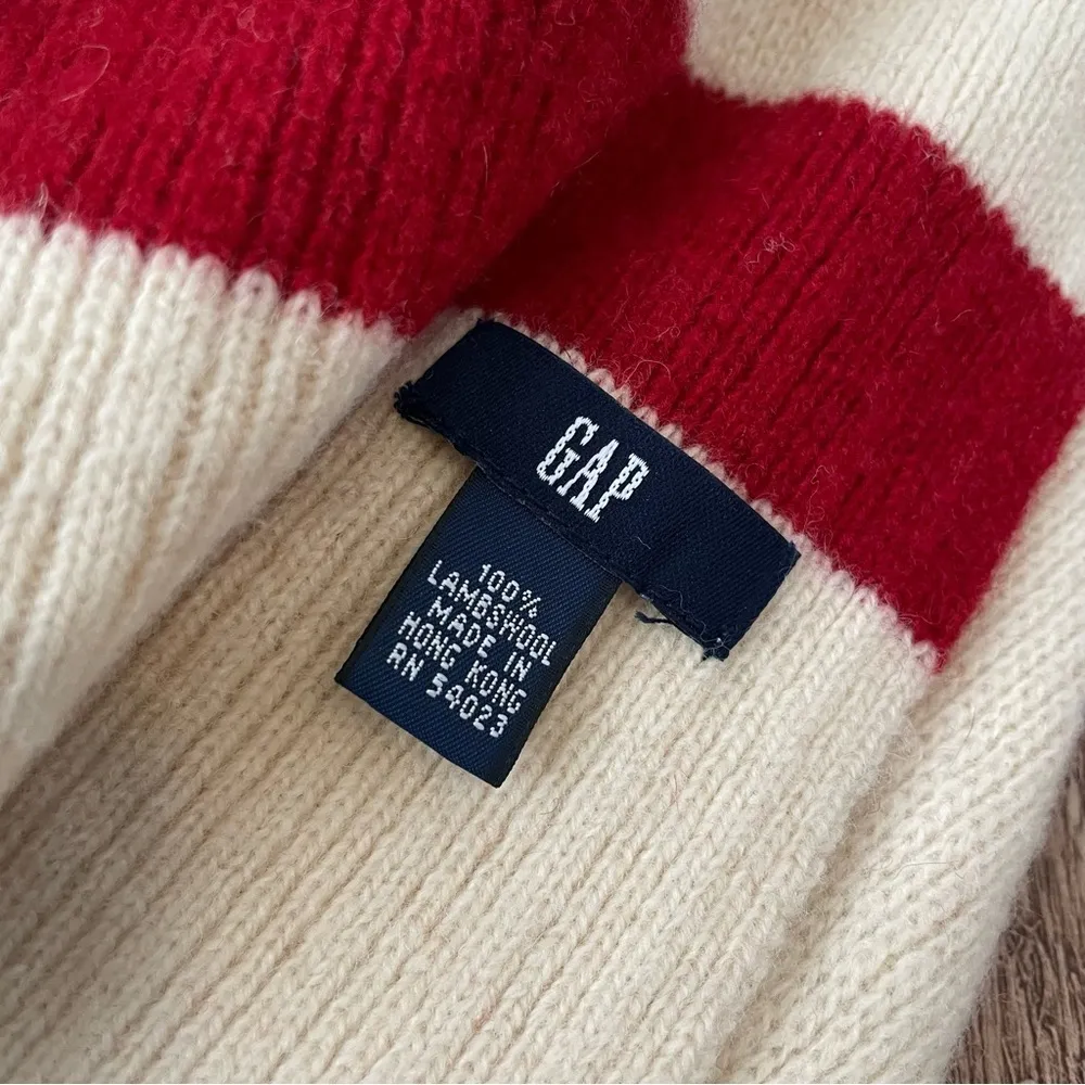 Gap Color Block Lambs Wool Scarf - Image 4