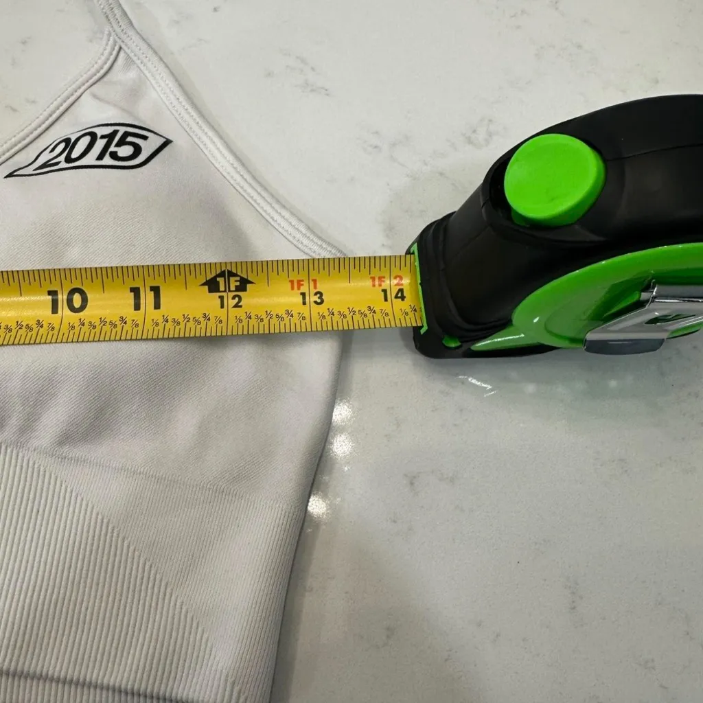 Darc Sport Wolves 2015 White Sports Bra Size Medium Gray - Image 3