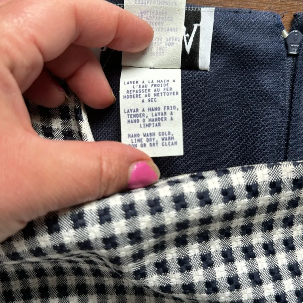 Melissa Petites Vintage Long Sleeve Midi Dress Navy Blue 14 - Image 5