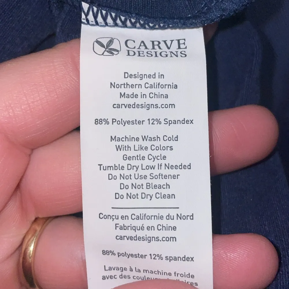 Carve Designs Women’s Sz Large Lenora Dress New NWT in Navy Coastal - Image 7