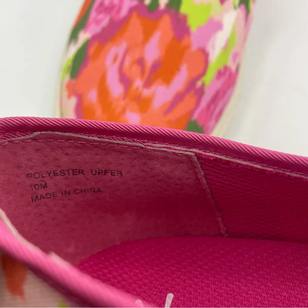 Isaac Mizrahi Live! Daphney floral canvas slip-on sneakers women’s Size 10M - Image 6