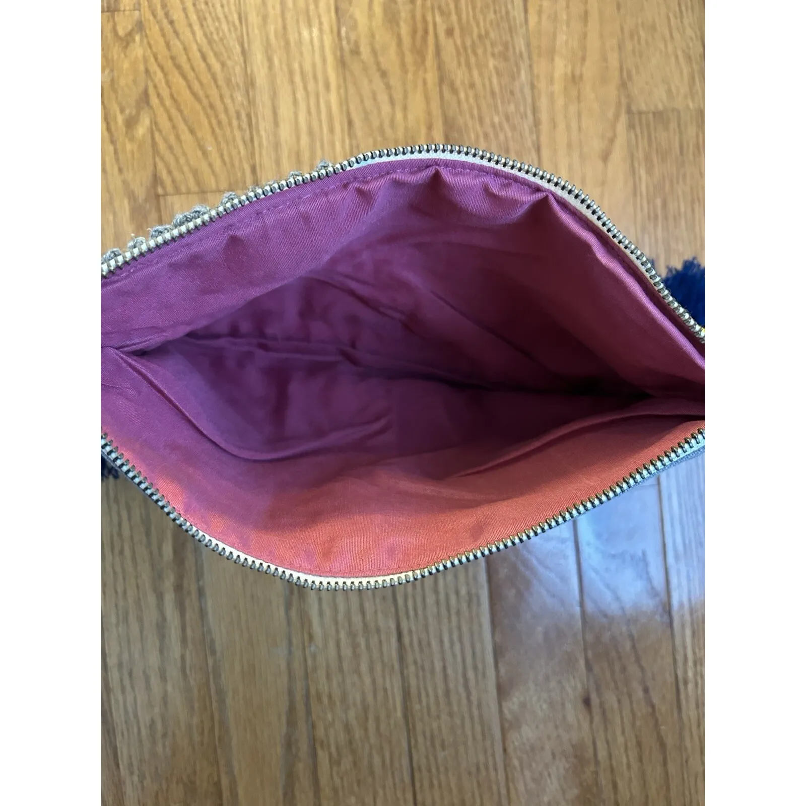 Paper Chase‎ Boho Clutch Purse With Tassles - Image 5