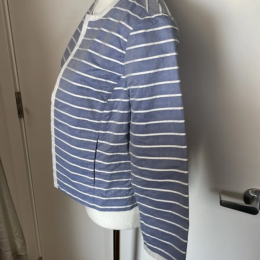 Brooks Brothers Striped Blue and White Jacket - Image 4