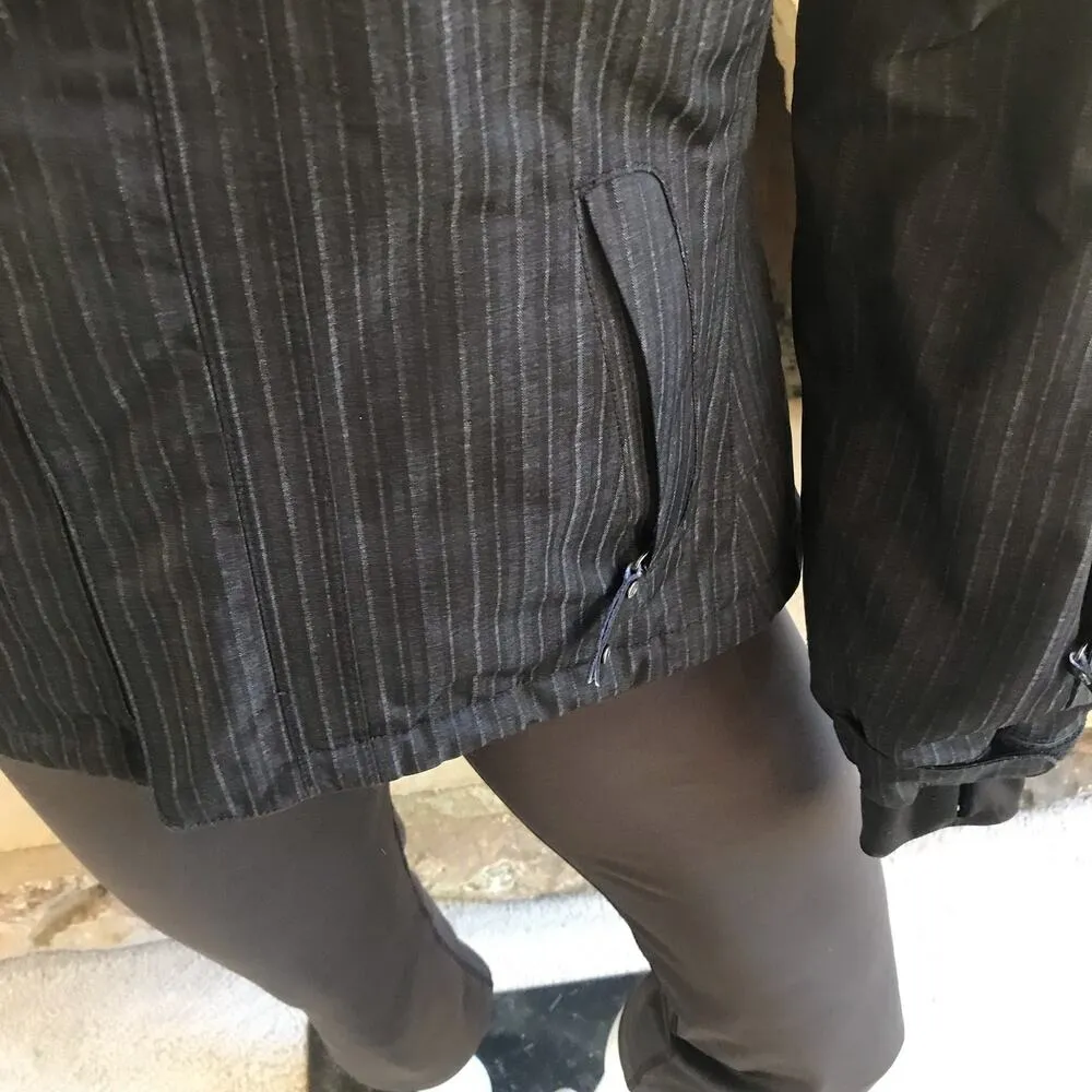 North Face Full Zip Black Winter Quilted Lined Jacket Women's Size Small - Image 4