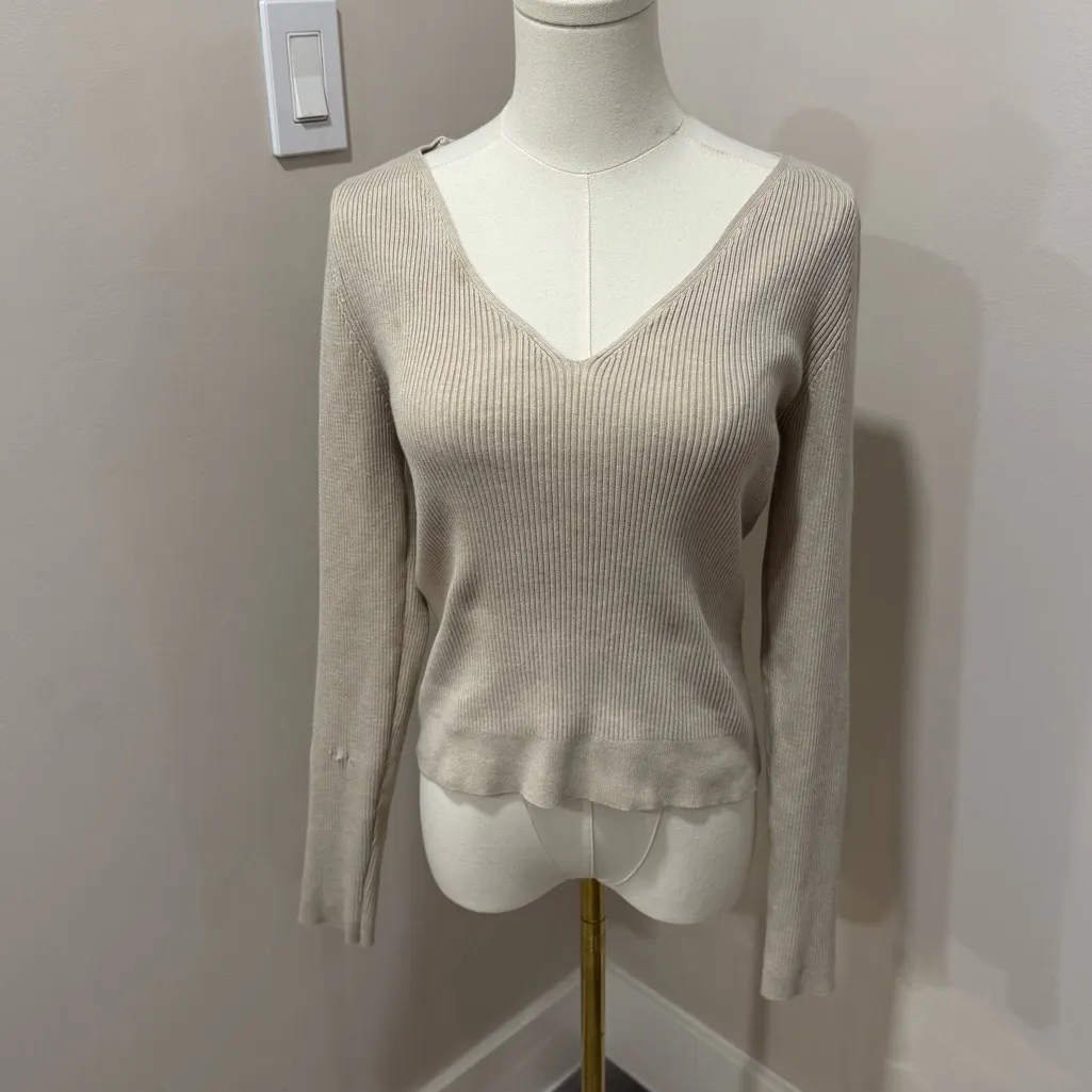 Olive‎ + Oak cropped sweater XL - Image 2