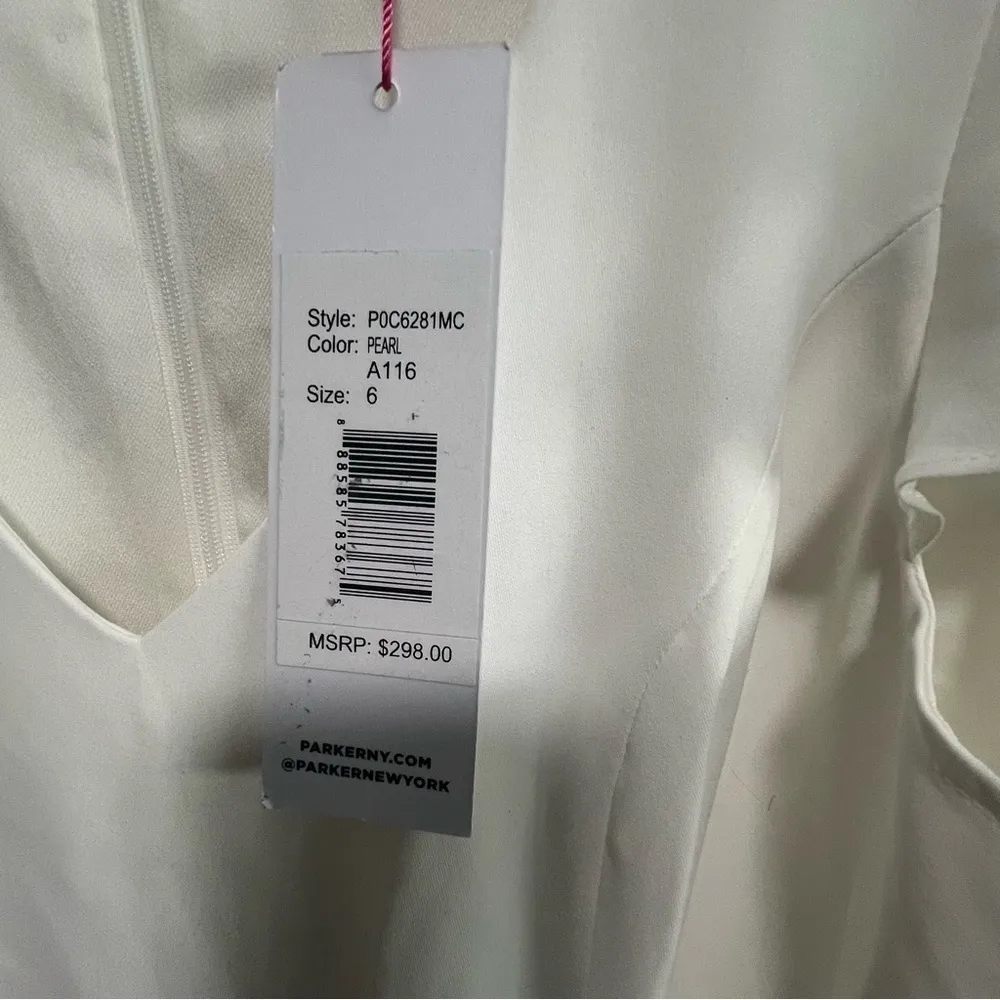 Parker Catherine Flutter Sleeve Women's Romper, New with Tags, Small,  MSRP $298 - Image 4