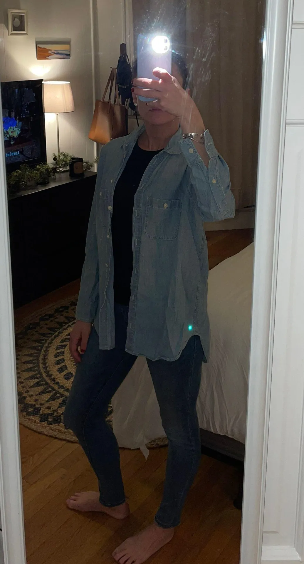 Oversized Ex-Boyfriend Button Down Shirt - Image 2