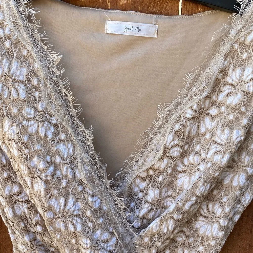 Just Me  Lace‎ Dress - Image 4