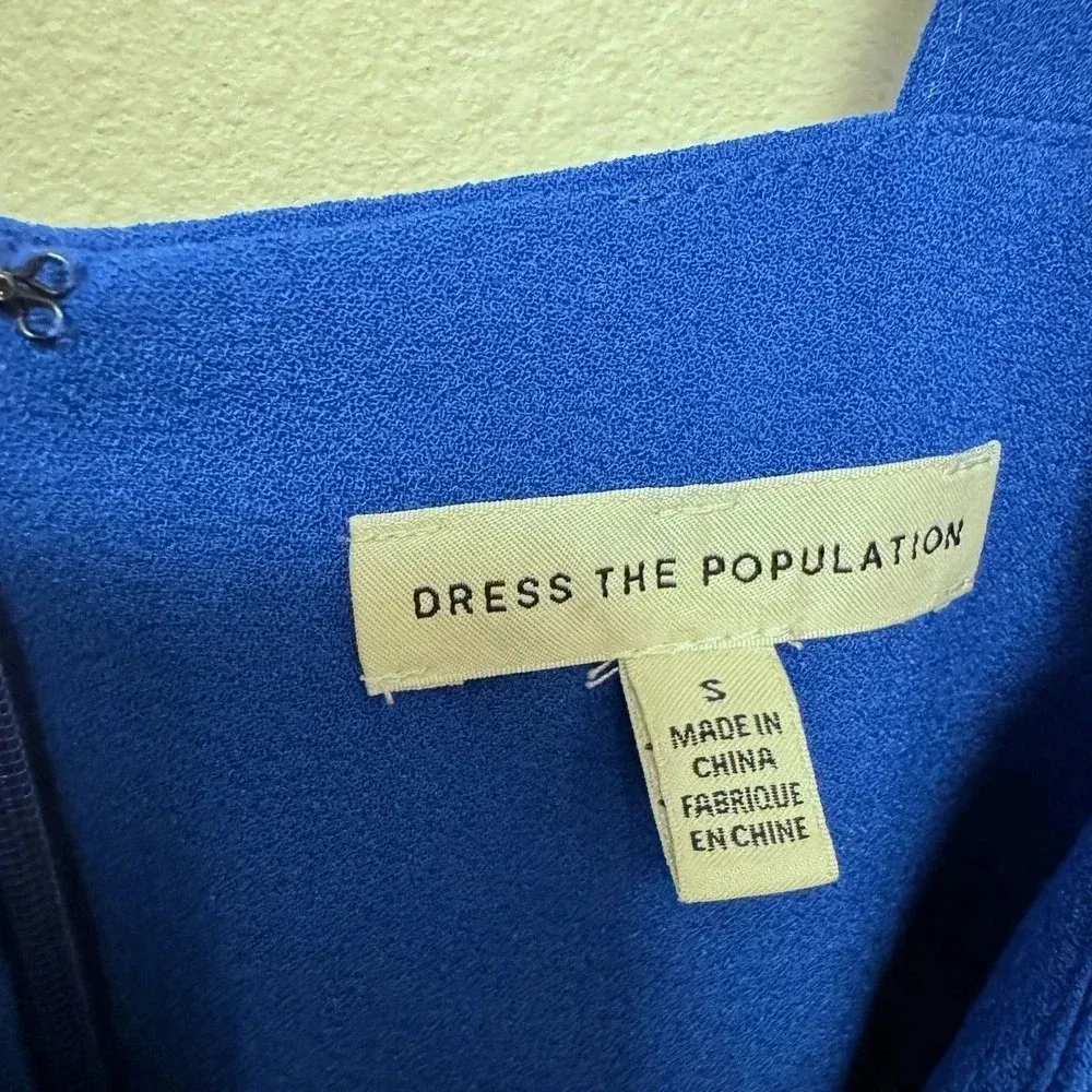 NWT DRESS THE POPULATION Nicole Sweetheart Sheath Dress - Image 6