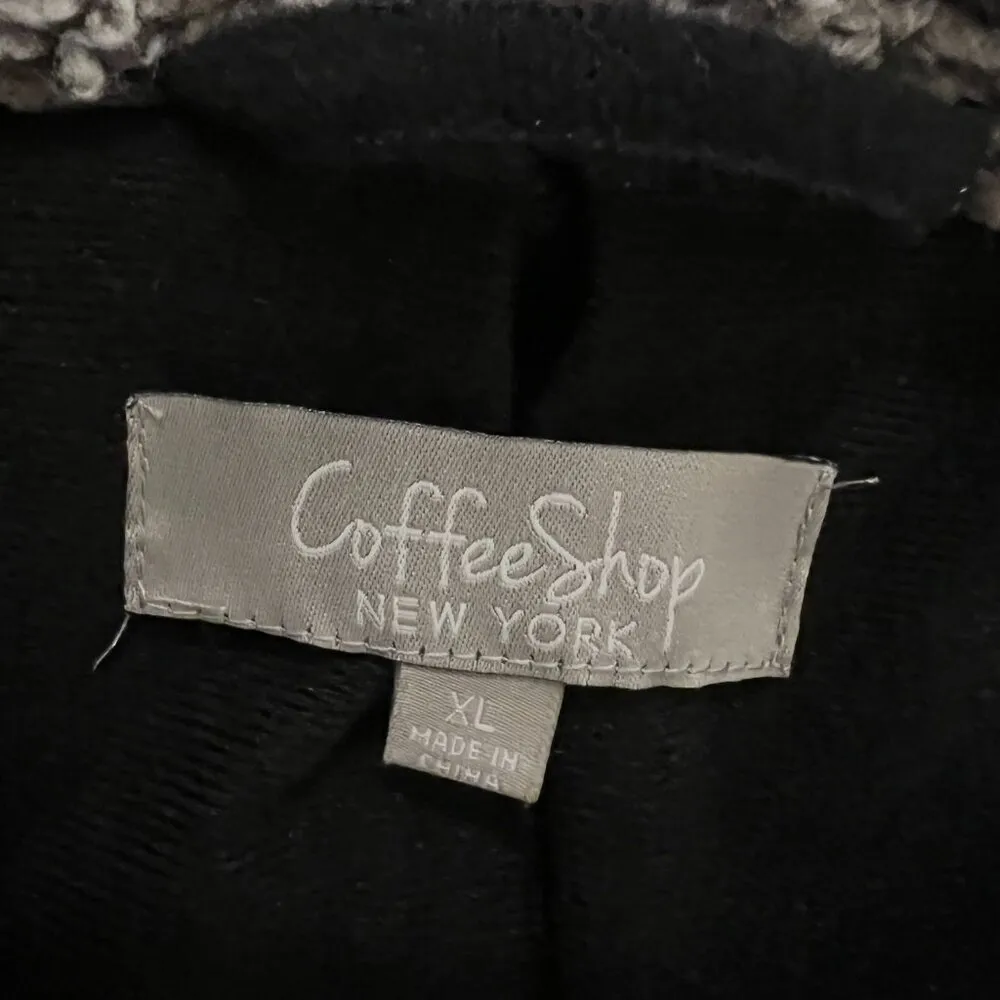 Cozy Gray Faux Fur Jacket Size XL - Image 7