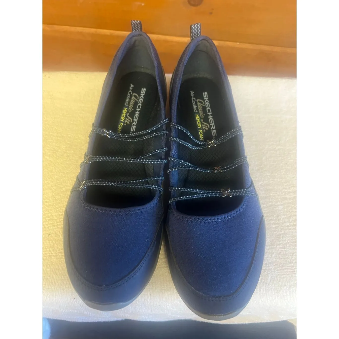 Skechers On-The-GO Flex - Whisper Mary Jane style shoes navy Sz 10 NWOB - Image 6