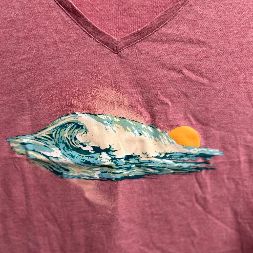 Reel Legends Pink Casual Tee - Image 2