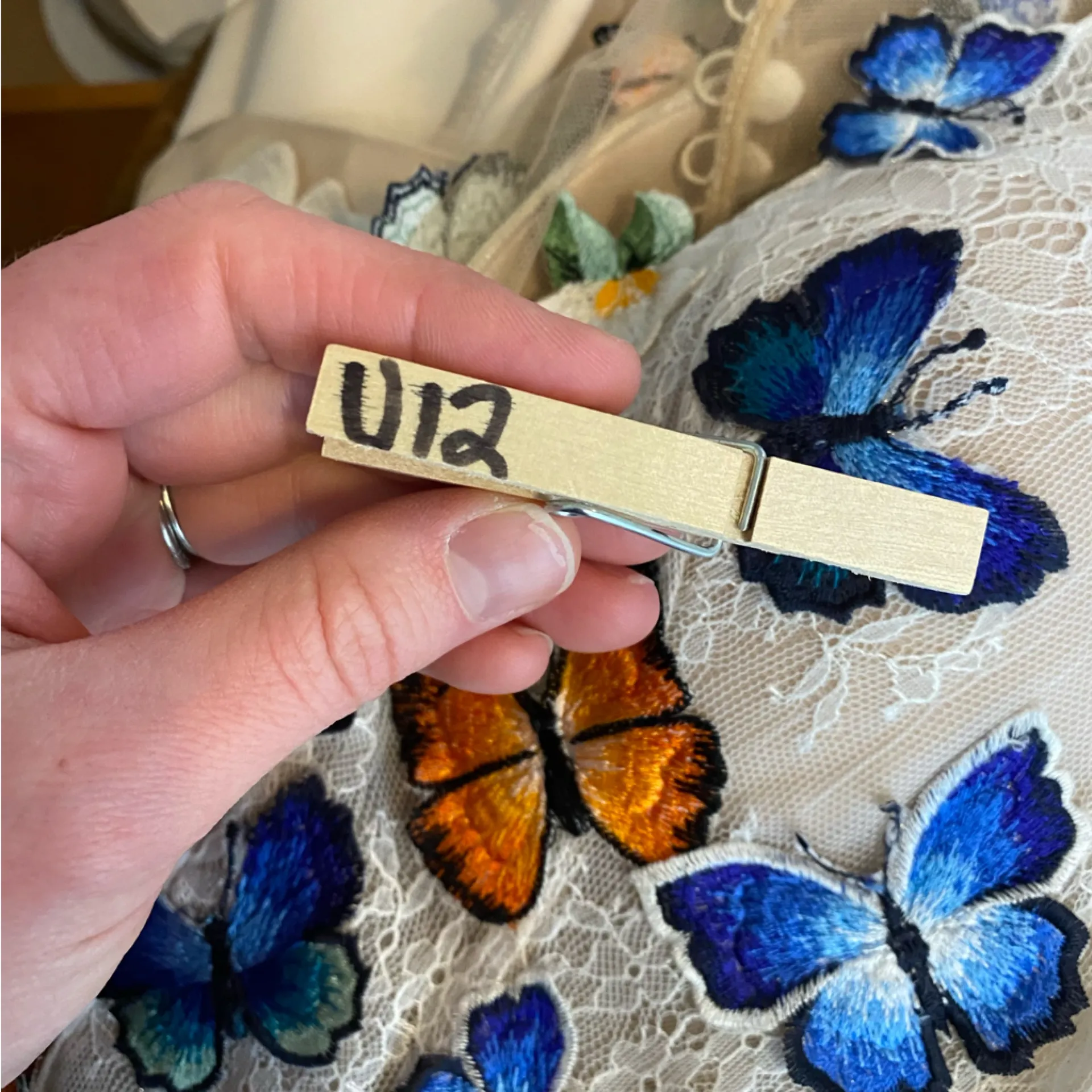 Daria karlozi Mira gown‎ 3D Butterflies tulle Cinderella skirt pollardi fashion Tan Size 6 - Image 13