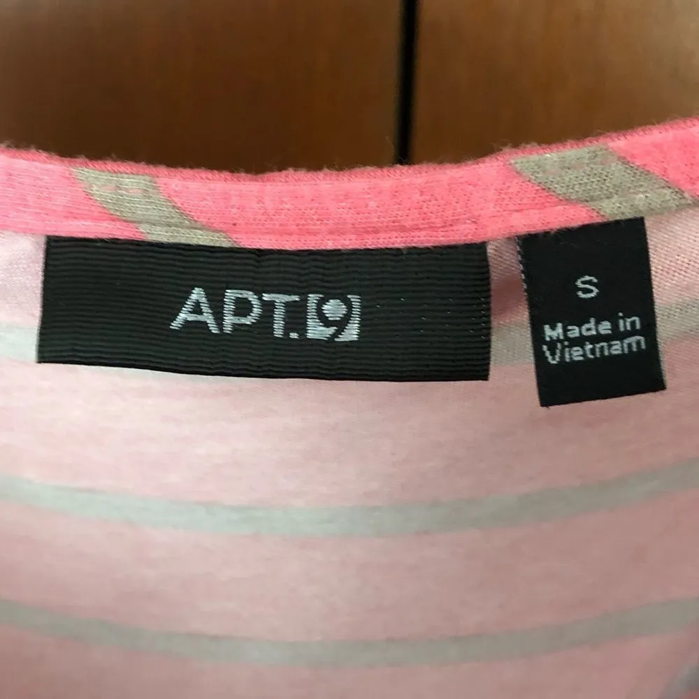 Apt. 9 V-Neck Maxi Dress in Pink and Gray - Image 2