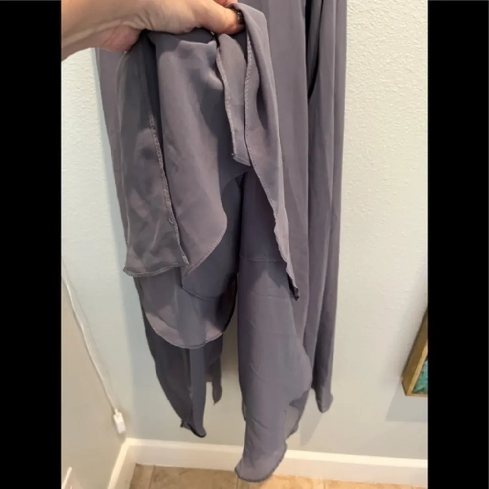 TLC SAY YES TO THE PROM 3/4 Sheer Maxi Skirt Jeweled Gray Size undefined - Image 5