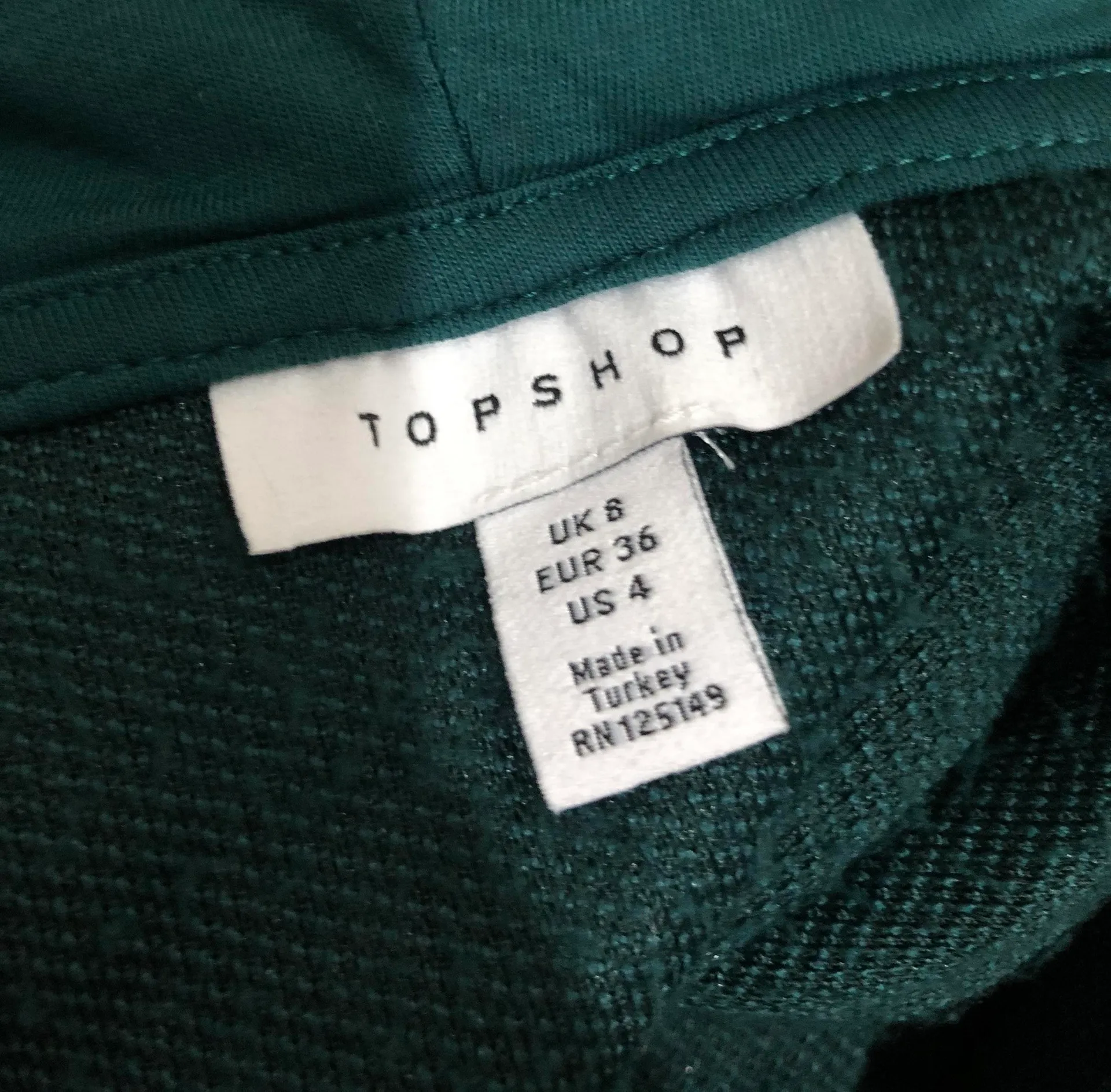 Topshop Cropped Half Zip Sweater - Image 7