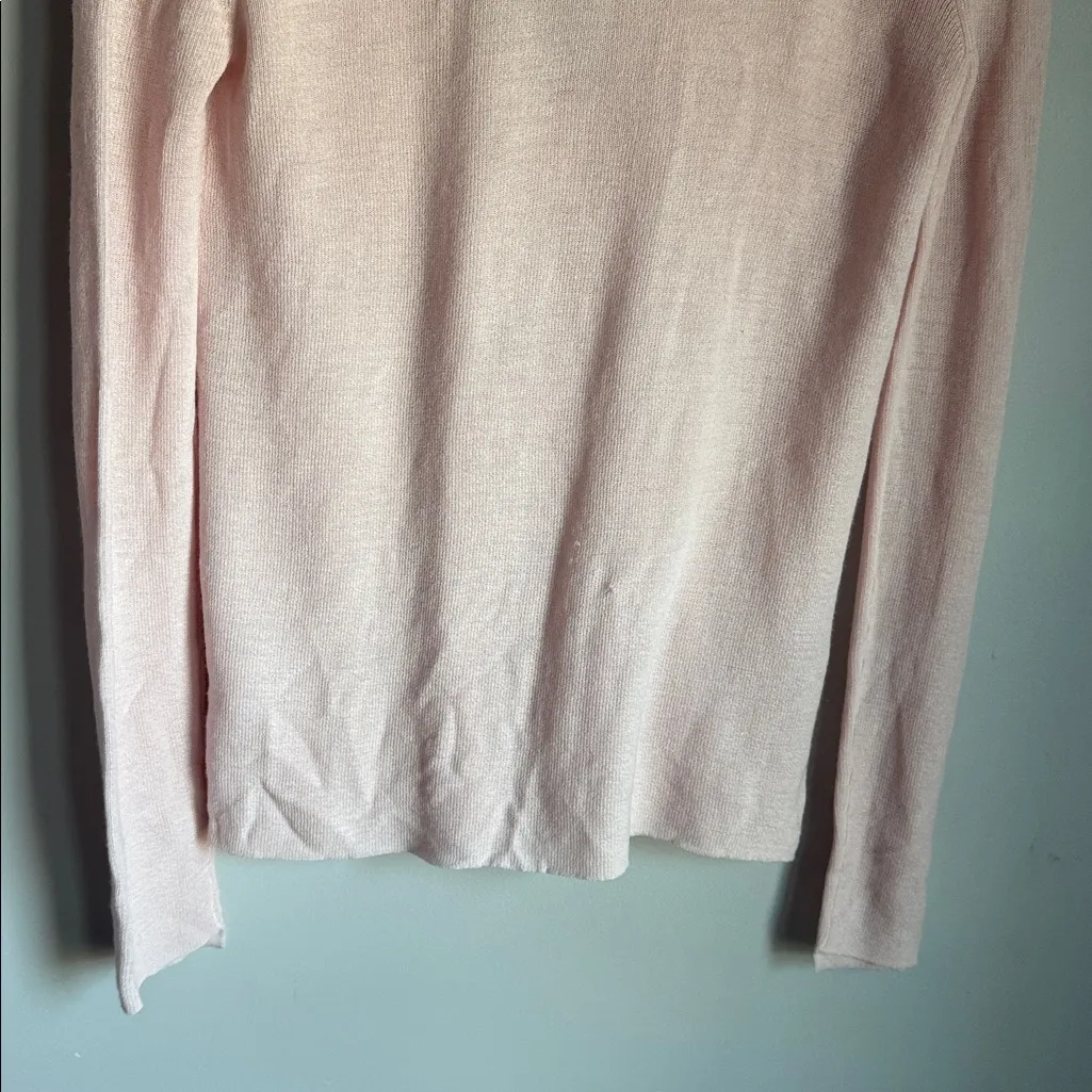 NEW A.L.C. Caro Choker Collar Merino Wool Open Front Sweater XS - Image 8