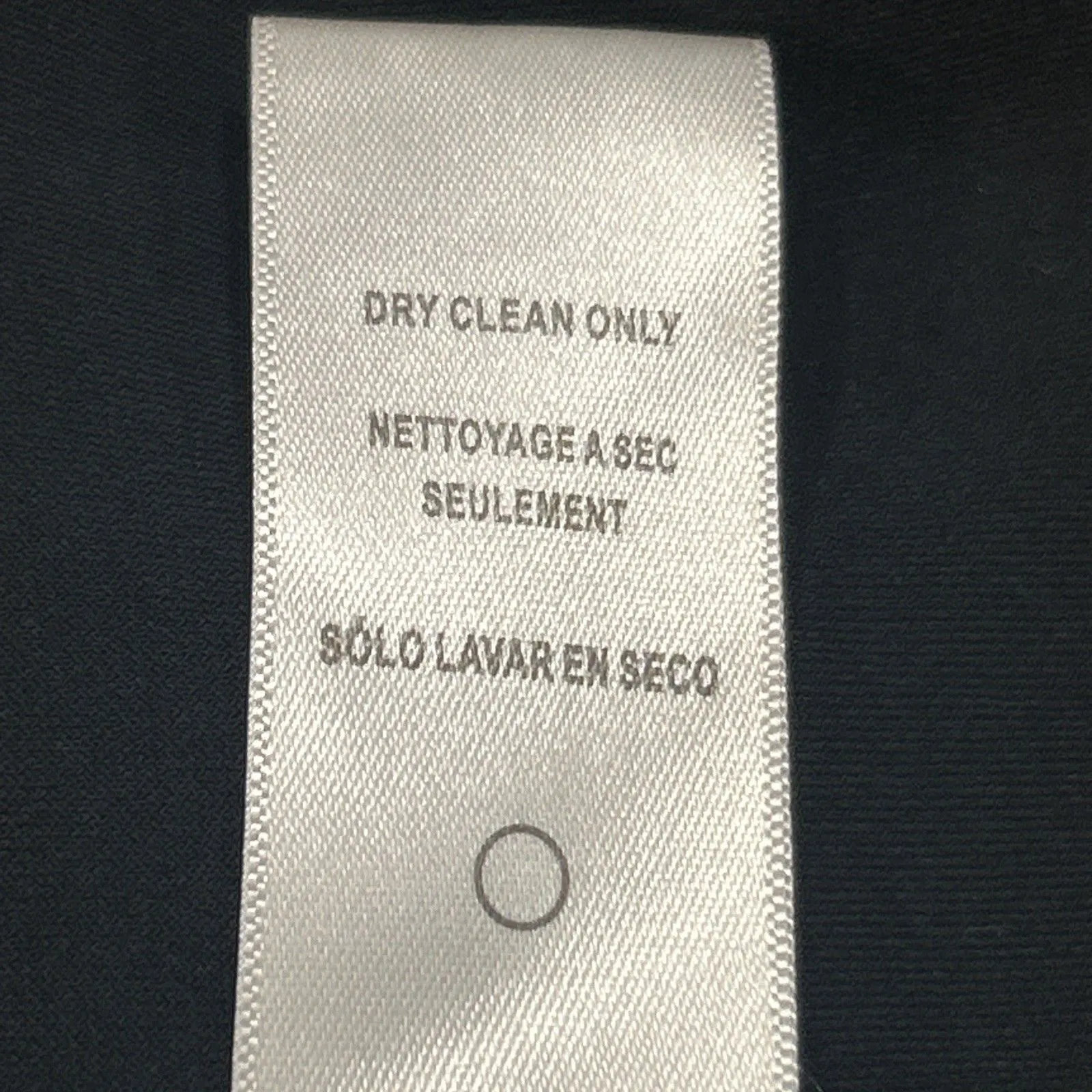 Good American Scuba Dress Womens 1 Small Black Open Back Stretch Long Sleeve - Image 5