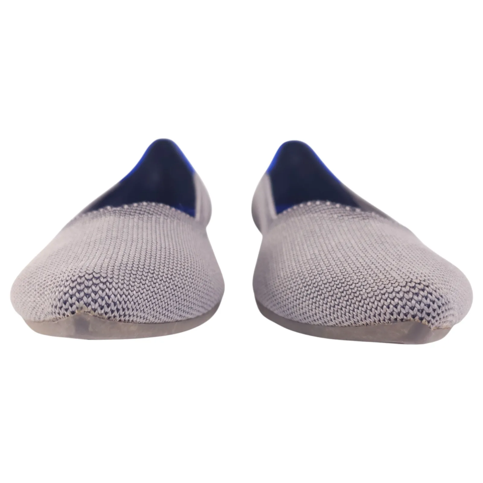 Rothy's The Point Pointed Toe Flats Cloud Grey Birdseye Sz 9.5 - Image 3