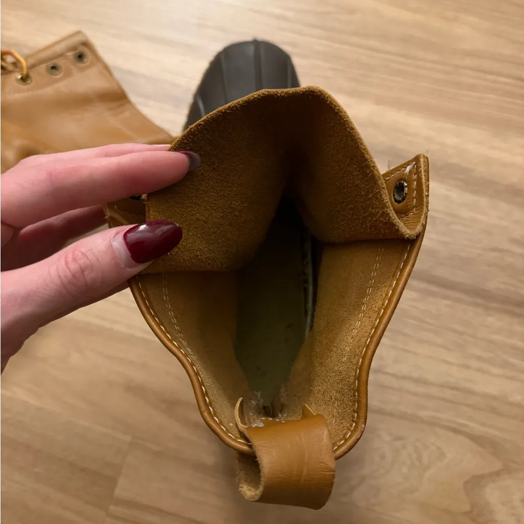 L.L.Bean Bean Boots Brown and Tan Duck Boots Size 7 - Image 7