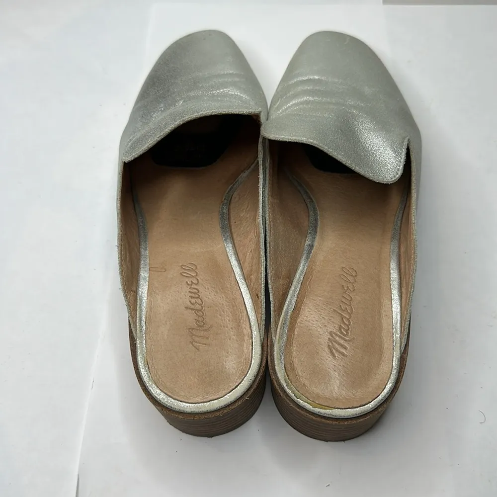 Madewell Willa Loafer Mule in Metallic - Image 5