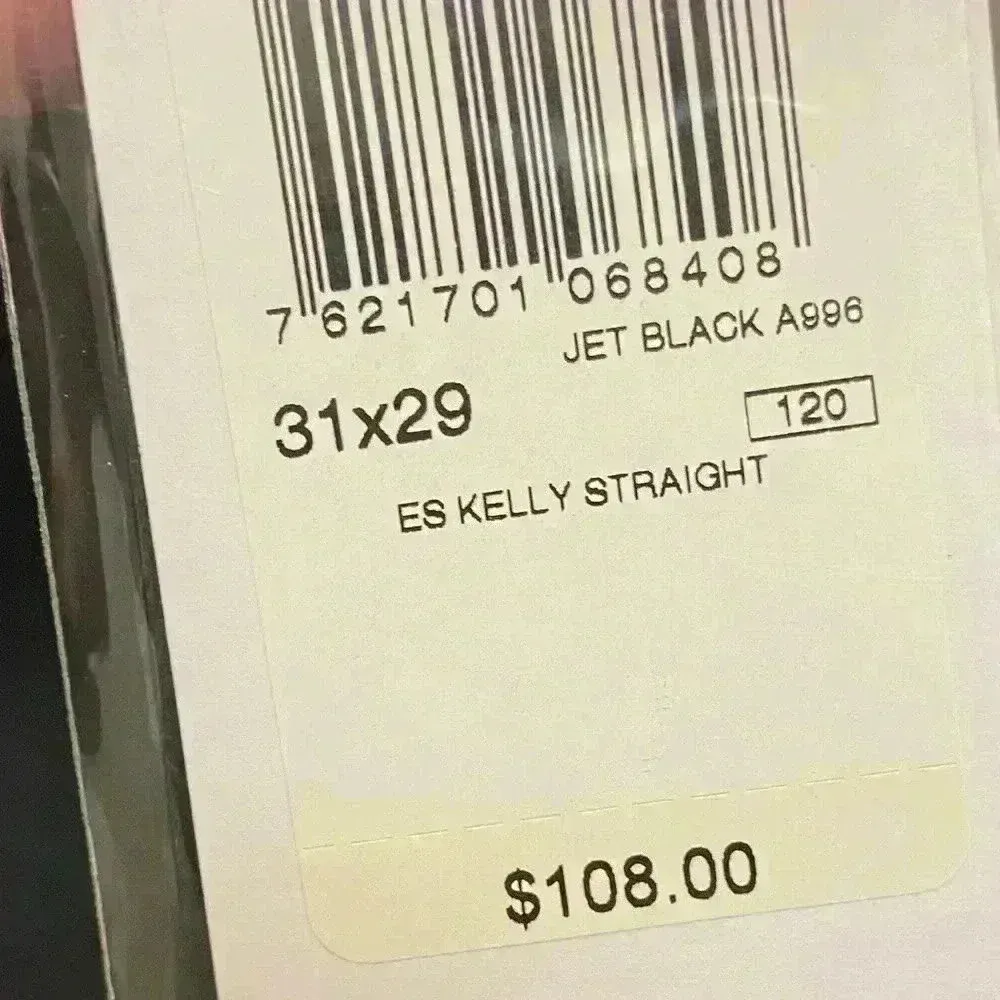 Guess‎ ES Kelly straight pants faux suede jet black Sz 31 by 29 NWT - Image 6