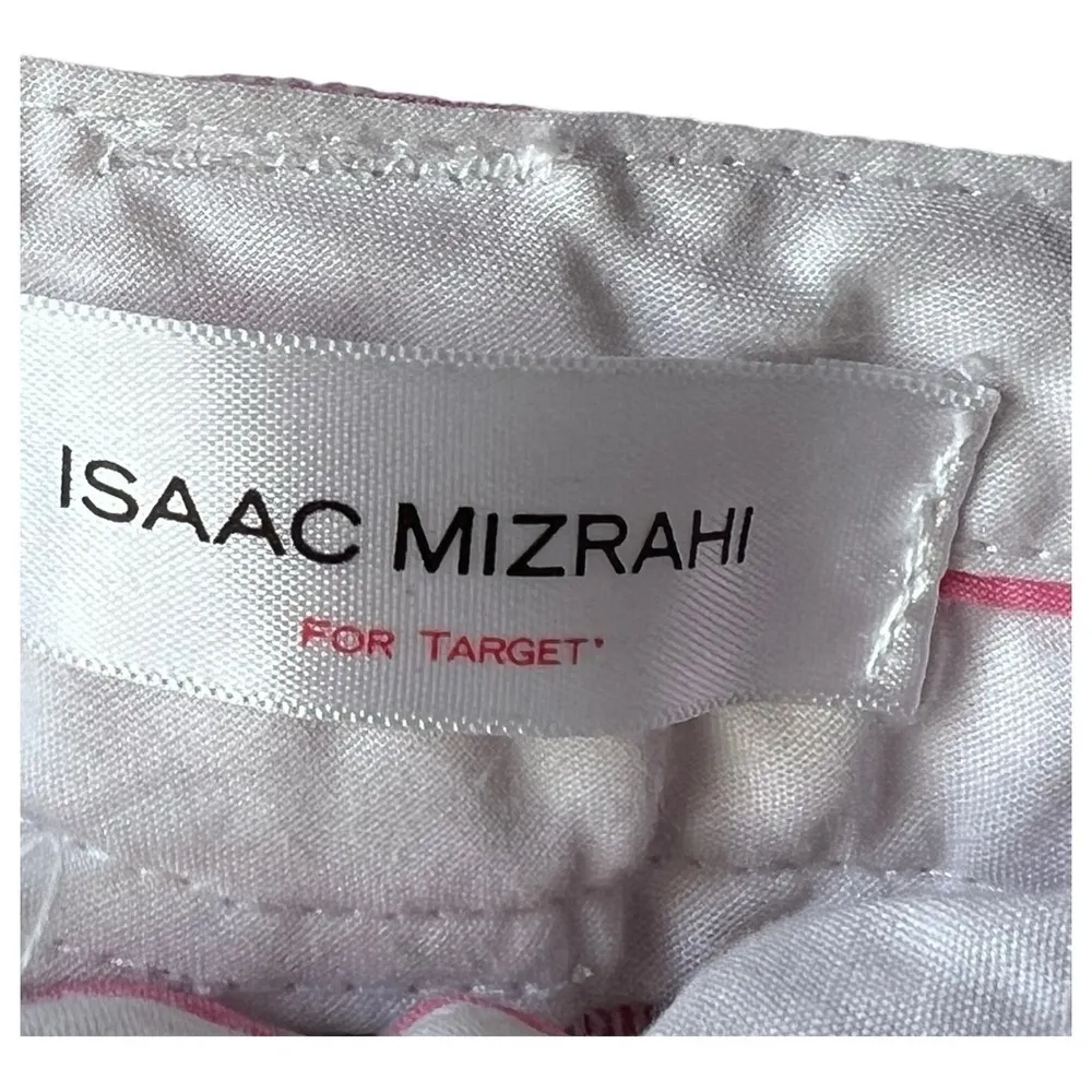 Women's ISAAC MIZRAHI FOR TARGET Suit blazer & pant pink and white Size M. - Image 7