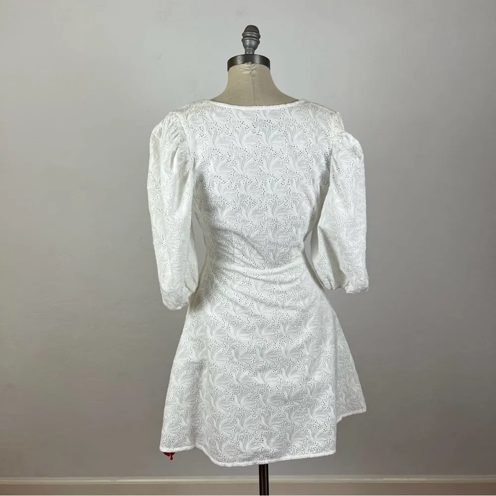 Nicholas Danni Dress in Feathering Ton Eyelet Size 4 - Image 8