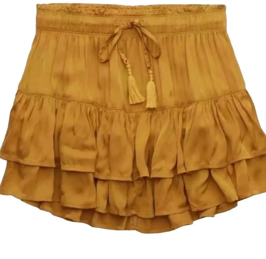 New  Sweet N Silky Tiered Mini Skirt - Image 2
