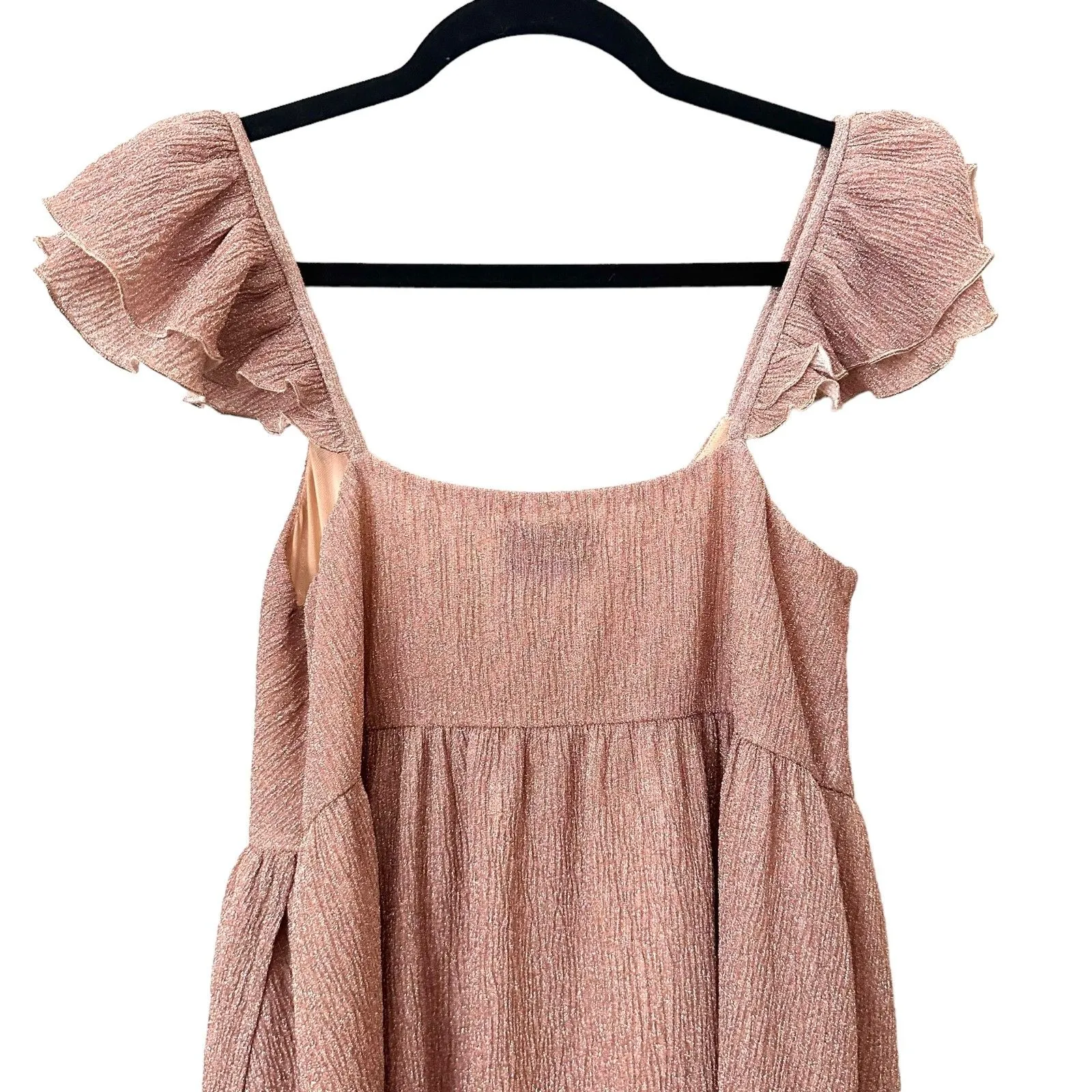 SAYLOR Imara Metallic Maxi Dress‎ Maternity Sz Small - Image 7