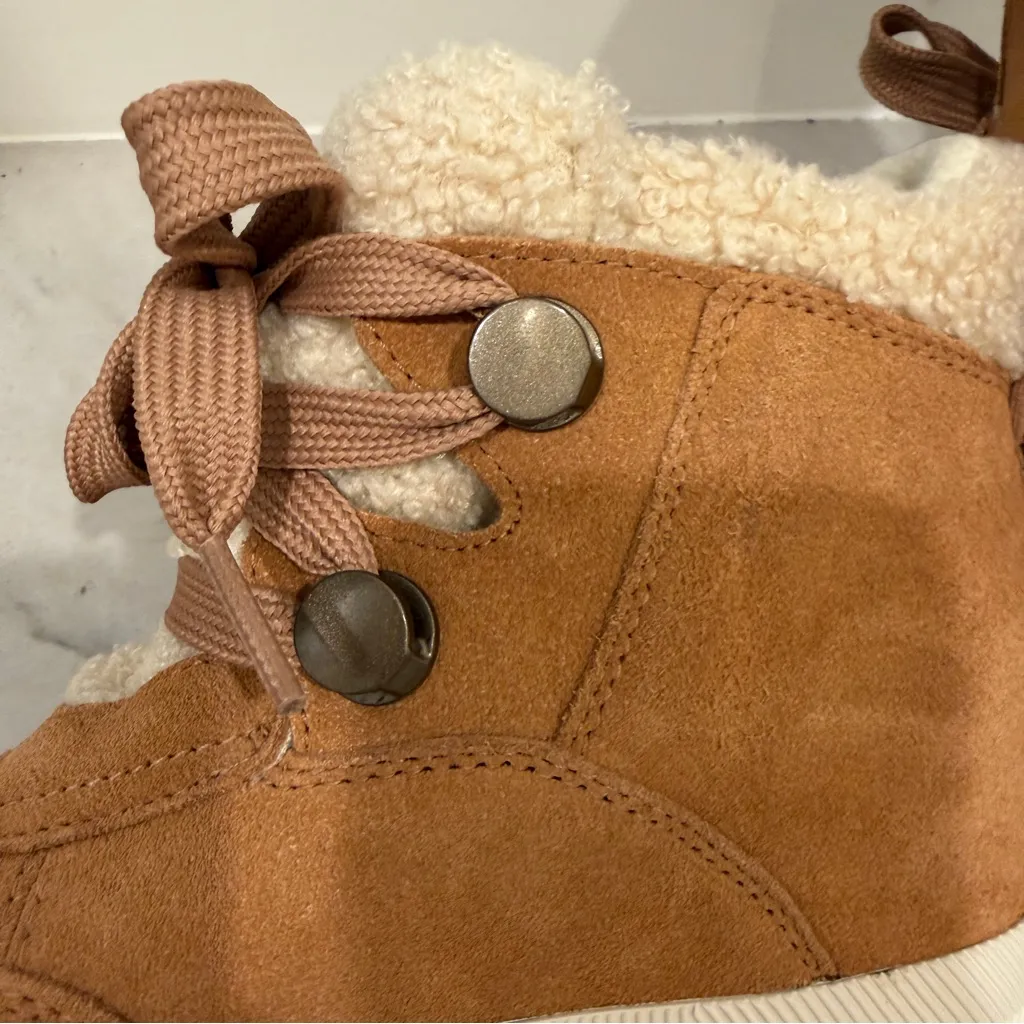 Sorel Women’s Tan Suede Ankle Boots NWT6.5 - Image 10