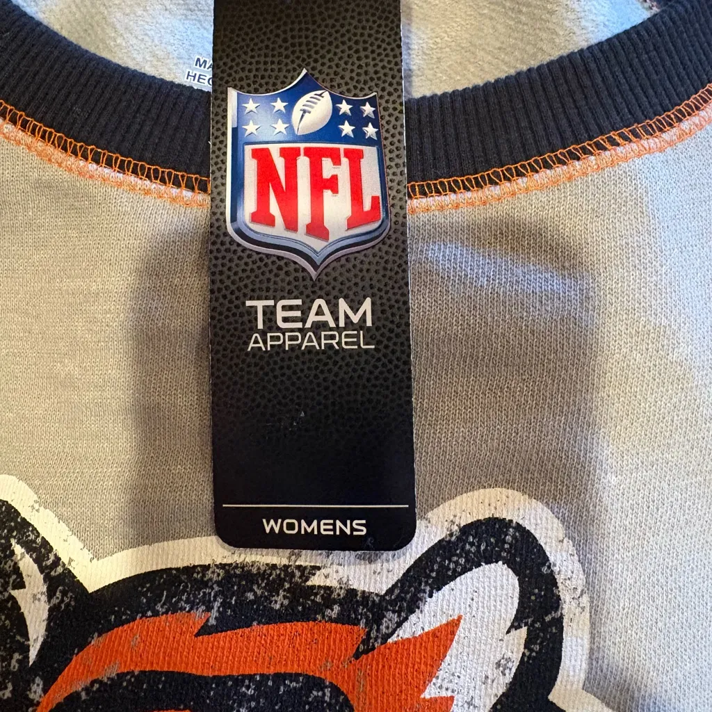 Majestic brand women's Cincinnati Bengals crew neck sweatshirt NWT size M - Image 6