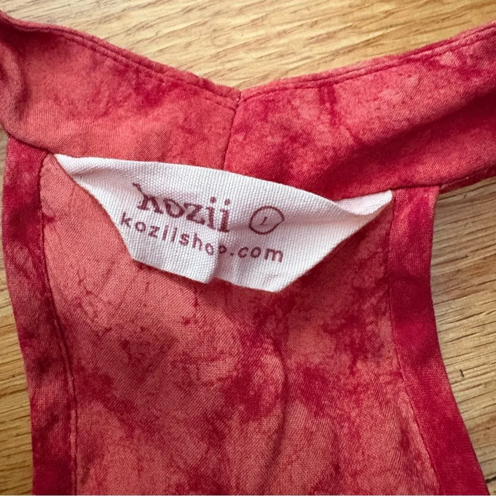 Red Racer Back Kozii Shop MIDI Dress Size Large - Image 6