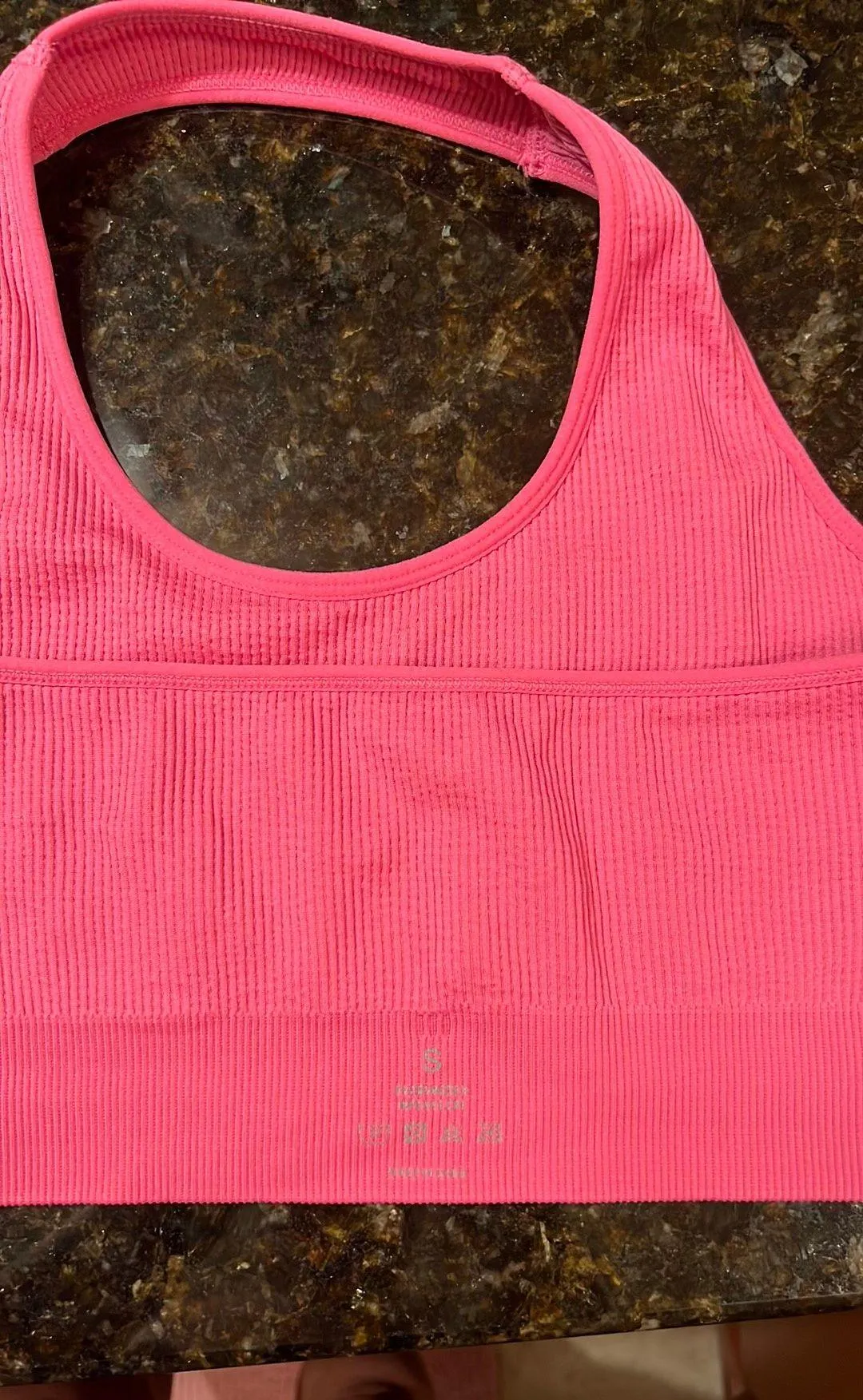 Pink Halter Sports Bra - Image 4
